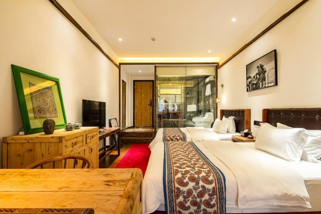 Qintai Tibetan Culture Boutique Hotel Chengdu Esterno foto